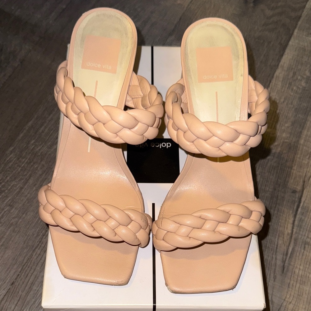 Dolce Vita Women's Braided Heels - Tan